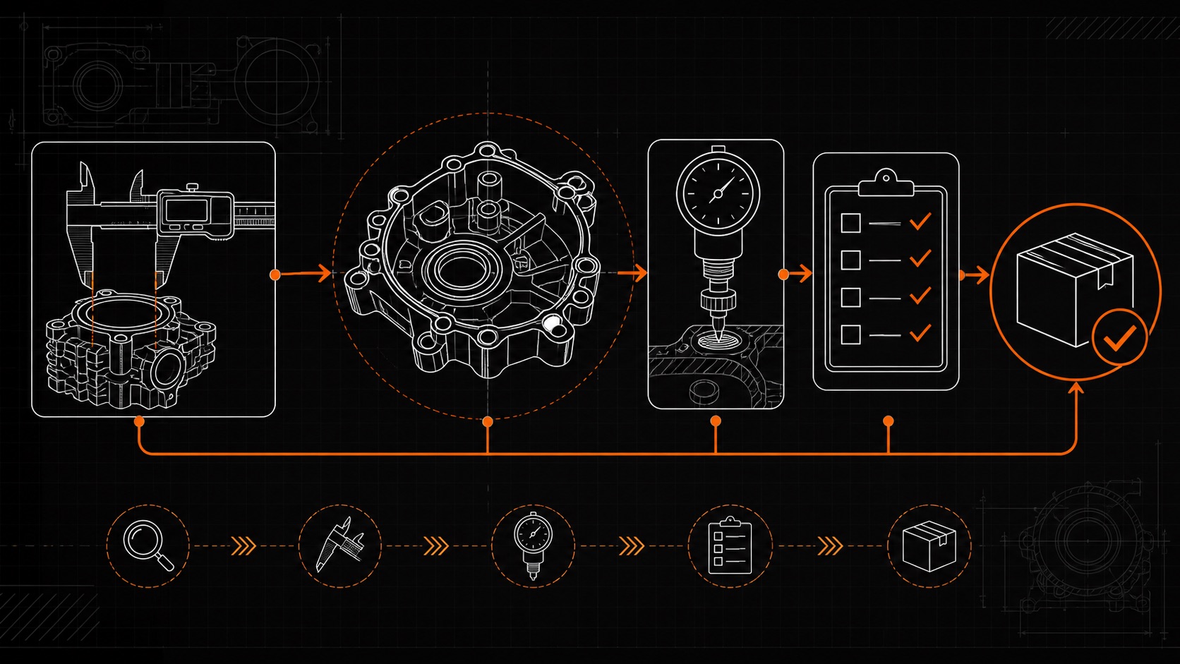 Quality Inspection Before Shipment for motorcycle engine parts buyers
